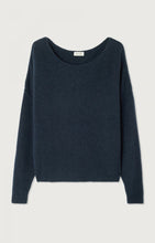 Load image into Gallery viewer, Damsville Sweater - Navy Blue Black Melange