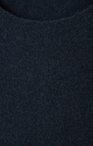Damsville Sweater - Navy Blue Black Melange