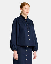 Load image into Gallery viewer, Darcy Top Twill - Navy