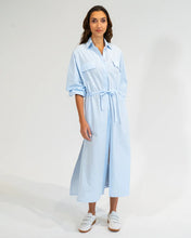 Load image into Gallery viewer, Daytona Shirt Dress - Sky