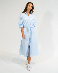 Daytona Shirt Dress - Sky