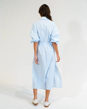 Load image into Gallery viewer, Daytona Shirt Dress - Sky