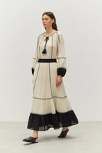Load image into Gallery viewer, Epilogue Blouse - Black/ Off white