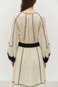 Epilogue Blouse - Black/ Off white