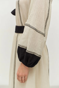 Epilogue Blouse - Black/ Off white