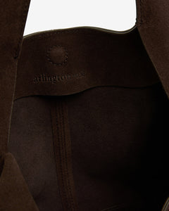 Emery Tote - Chocolate Suede