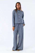 Load image into Gallery viewer, Emilia Jacket - Blue Stripe