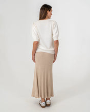 Load image into Gallery viewer, Evita Short Sleeve  Knit - Chalk