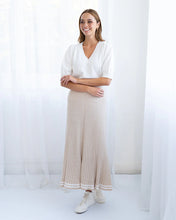 Load image into Gallery viewer, Evita Short Sleeve  Knit - Chalk