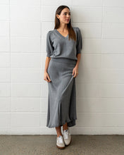 Load image into Gallery viewer, Callie Knit Skirt - Thunder Grey