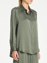 Load image into Gallery viewer, Mirror Satin Soft Shirt - Sage