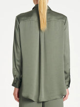 Load image into Gallery viewer, Mirror Satin Soft Shirt - Sage