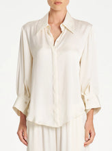 Load image into Gallery viewer, Mirror Satin Resort Blouse - Ivory