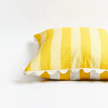 Load image into Gallery viewer, Cushion 60cm - Stripe Yellow