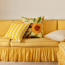 Load image into Gallery viewer, Cushion 60cm - Stripe Yellow
