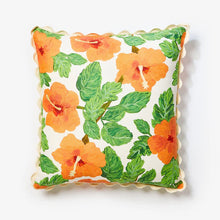 Load image into Gallery viewer, Hibiscus Coral 60cm Cushion