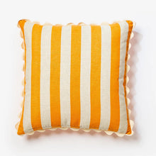 Load image into Gallery viewer, Bold Stripe Orange Pink 60cm Cushion