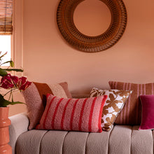 Load image into Gallery viewer, Boucle Wide Stripe Tan  60cm Cushion *** Pick up in Store Only