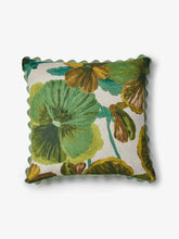 Load image into Gallery viewer, Wild Pansy Verde Linen 60cm Cushion - *** Pick up in Store Only