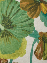 Load image into Gallery viewer, Wild Pansy Verde Linen 60cm Cushion - *** Pick up in Store Only