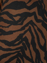 Load image into Gallery viewer, Zebra Chocolate Linen 60cm Cushion - *** Pick up in Store Only