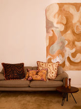 Load image into Gallery viewer, Zebra Chocolate Linen 60cm Cushion - *** Pick up in Store Only