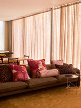 Load image into Gallery viewer, Zebra Chocolate Linen 60cm Cushion - *** Pick up in Store Only