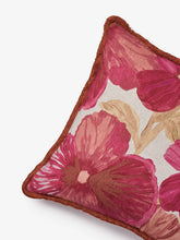 Load image into Gallery viewer, Wild Pansy Pink Linen 60cm Cushion - *** Pick up in Store Only