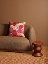 Load image into Gallery viewer, Wild Pansy Pink Linen 60cm Cushion - *** Pick up in Store Only