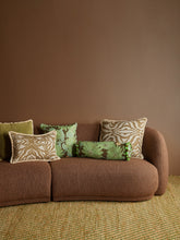 Load image into Gallery viewer, Olive Green Zebra Linen 60cm Cushion - *** Pick up in Store Only
