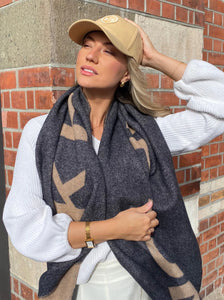 The Ferguson Wool Blanket Scarf