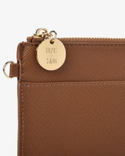 Load image into Gallery viewer, Flat Pouch - Tan Saffiano