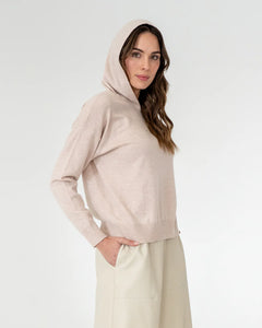 Fort Knit Hoodie - Blush