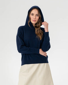 Fort Knit Hoodie - Navy