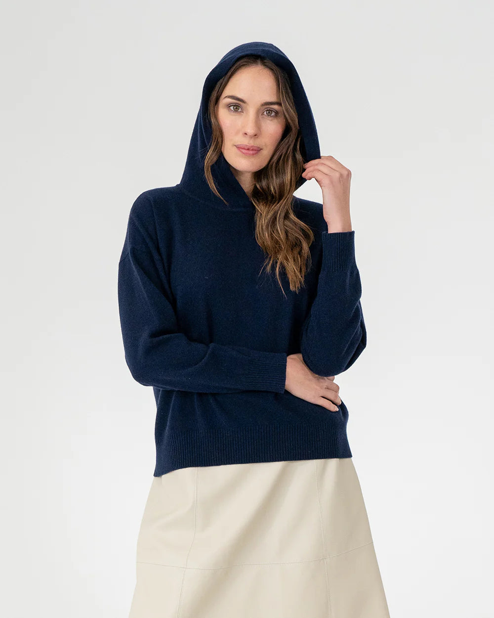 Fort Knit Hoodie - Navy