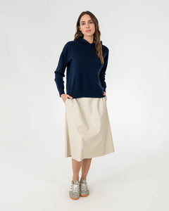 Fort Knit Hoodie - Navy