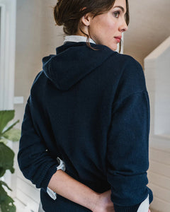 Fort Knit Hoodie - Navy