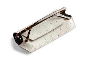 Glasses Case - Ostrich Print Stone