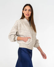 Load image into Gallery viewer, Frankie Bomber - Metallic Tweed