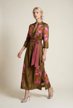 Load image into Gallery viewer, Mary Silky Maxi Dress - Veronika Olive Pink