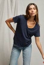 Load image into Gallery viewer, Hendrix V Neck Tee  - Navy