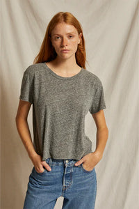 Harley Crew Neck Tee  - Heather Grey