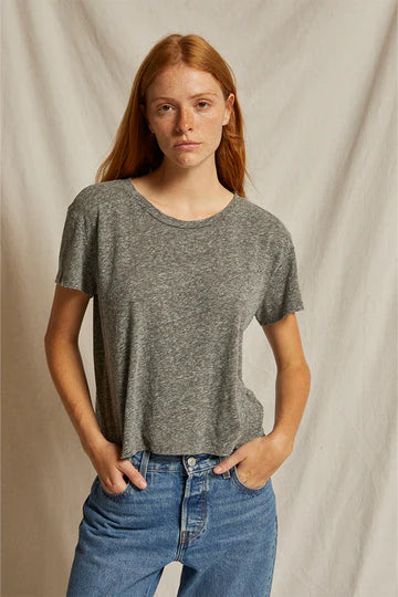 Harley Crew Neck Tee  - Heather Grey