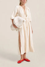 Load image into Gallery viewer, Priam Cream Moroccan Boucle Caftan