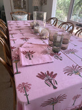 Load image into Gallery viewer, Los Cabos Table Cloth - Pink Hibiscus