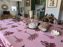 Load image into Gallery viewer, Los Cabos Table Cloth - Pink Hibiscus