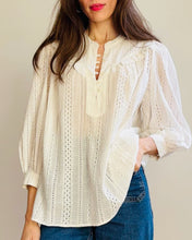 Load image into Gallery viewer, Marais Blouse - Broderie Anglais