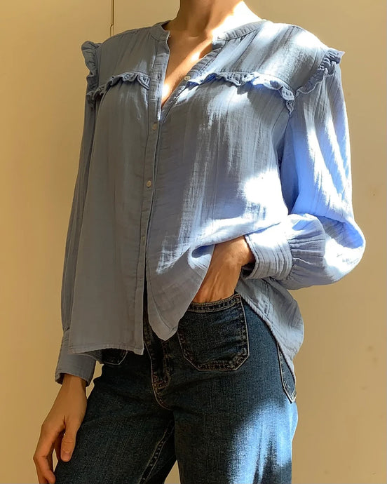 Isabella Blouse - Blue