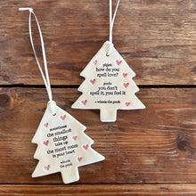 Load image into Gallery viewer, Winnie the Pooh tree ceramic ornament - Piglet
