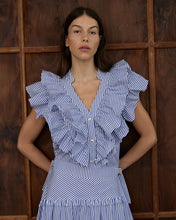 Load image into Gallery viewer, Indie Ruffle Top - Stripe